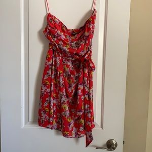 Express Women’s Floral Strapless Summer Dress SZ10